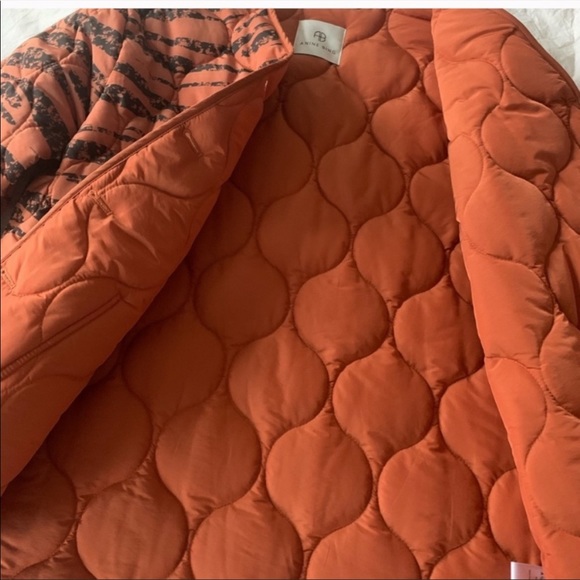 Anine Bing Andy Bomber - Rust Zebra - Picture 3 of 6